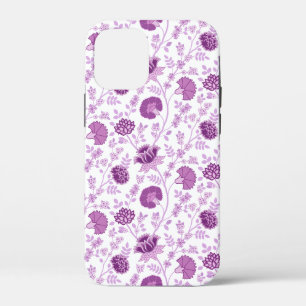 Jacobean Floral Herhaal Patroon Pinks op Wit Case-Mate iPhone Case