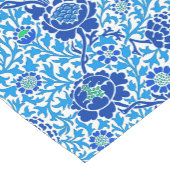 Jacobean Floral, Navy en Cerulean Blue Korte Tafelloper (Hoek)