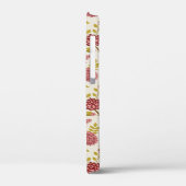 Jacobean Floral Pattern Reds Pinks Gold Cream Case-Mate iPhone Case (Achterkant / Links)
