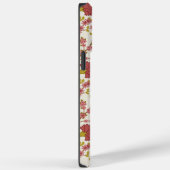 Jacobean Floral Pattern Reds Pinks Gold Cream Case-Mate iPhone Case (Achterkant / Rechts)