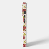 Jacobean Floral Pattern Reds Pinks Gold Cream Case-Mate iPhone Case (Achterkant / Links)