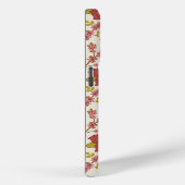 Jacobean Floral Pattern Reds Pinks Gold Cream Case-Mate iPhone Case (Achterkant / Rechts)