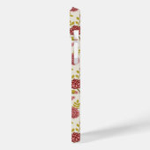 Jacobean Floral Pattern Reds Pinks Gold Cream Case-Mate iPhone Case (Achterkant / Links)