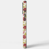 Jacobean Floral Pattern Reds Pinks Gold Cream Case-Mate iPhone Case (Achterkant / Links)