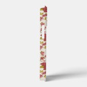 Jacobean Floral Pattern Reds Pinks Gold Cream Case-Mate iPhone Case (Achterkant / Rechts)