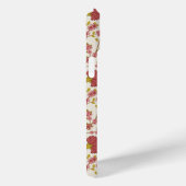 Jacobean Floral Pattern Reds Pinks Gold Cream Case-Mate iPhone Case (Achterkant / Rechts)