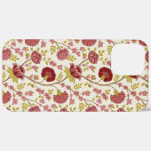 Jacobean Floral Pattern Reds Pinks Gold Cream Case-Mate iPhone Case (Achterkant / Rechts)