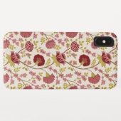 Jacobean Floral Pattern Reds Pinks Gold Cream Case-Mate iPhone Case (Achterkant (horizontaal))