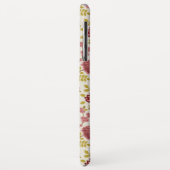 Jacobean Floral Pattern Reds Pinks Gold Cream Case-Mate iPhone Case (Achterkant/links)