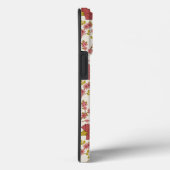 Jacobean Floral Pattern Reds Pinks Gold Cream Case-Mate iPhone Case (Achterkant / Rechts)
