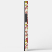 Jacobean Floral Pattern Reds Pinks Gold Cream Case-Mate iPhone Case (Achterkant / Rechts)