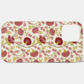 Jacobean Floral Pattern Reds Pinks Gold Cream Case-Mate iPhone Case (Achterkant (horizontaal))