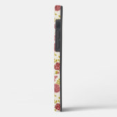 Jacobean Floral Pattern Reds Pinks Gold Cream Case-Mate iPhone Case (Achterkant / Links)