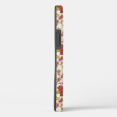 Jacobean Floral Pattern Reds Pinks Gold Cream Case-Mate iPhone Case (Achterkant / Rechts)