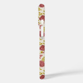Jacobean Floral Pattern Reds Pinks Gold Cream Case-Mate iPhone Case (Achterkant / Links)