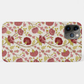 Jacobean Floral Pattern Reds Pinks Gold Cream Case-Mate iPhone Case (Achterkant (horizontaal))