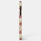 Jacobean Floral Pattern Reds Pinks Gold Cream Case-Mate iPhone Case (Achterkant/links)