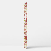 Jacobean Floral Pattern Reds Pinks Gold Cream Case-Mate iPhone Case (Achterkant / Rechts)