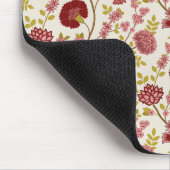 Jacobean Floral Pattern Reds Pinks Gold Cream Muismat (Hoek)