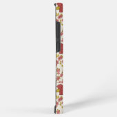 Jacobean Floral Pattern Reds Pinks Gold Cream Samsung Galaxy Hoesje (Rechterkant)
