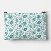 Jacobean Floral Pattern Teals op wit Etui (Achterkant)