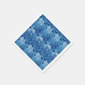 Jacobean Flower Damask, Cobalt and Light Blue Servet (Hoek)