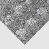 Jacobean Flower Damask, Grey/Grey en White Tissuepapier (Detail)