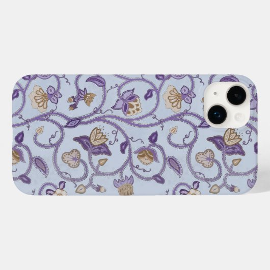 Jacobean Patterned Case-Mate iPhone Case (Achterkant (horizontaal))