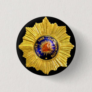 jacobin club badge ronde button 3,2 cm