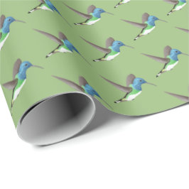 Jacobin Hummingbird, transparant. Cadeaupapier