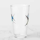 Jacobin Hummingbird, transparant. Glas (Links)