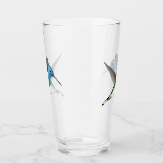 Jacobin Hummingbird, transparant. Glas (Rechts)