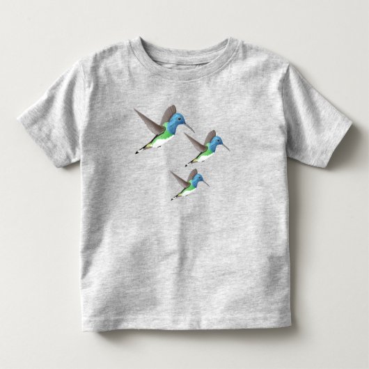 Jacobin Hummingbird, transparant. Kinder Shirts (Voorkant)