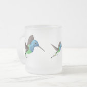 Jacobin Hummingbird, transparant. Matglas Koffiemok (Voorkant links)