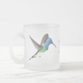 Jacobin Hummingbird, transparant. Matglas Koffiemok (Links)
