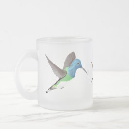 Jacobin Hummingbird, transparant. Matglas Koffiemok