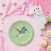 Jacobin Hummingbird, transparant. Papieren Bordje (Feest)