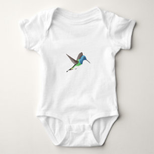 Jacobin Hummingbird, transparant. Romper