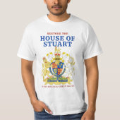 Jacobite Stuart Monarchist T-shirt (Voorkant)