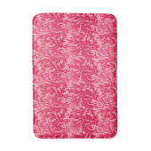 Jacoboon Flower Damask, Fuchsia and Light Pink Badmat (Voorkant Verticaal)