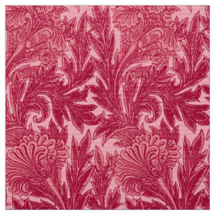 Jacoboon Flower Damask, Fuchsia and Light Pink Stof