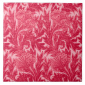 Jacoboon Flower Damask, Fuchsia and Light Pink Tegeltje (Voorkant)