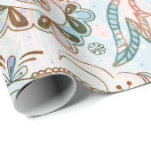 Jacoboon naadloos patroon. Achtergrond bloemen, et Cadeaupapier (Rol Hoek)