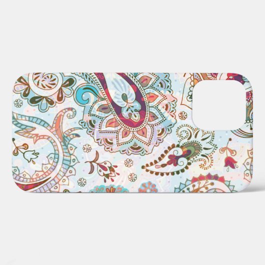 Jacoboon naadloos patroon. Achtergrond bloemen, et Case-Mate iPhone Case (Achterkant (horizontaal))