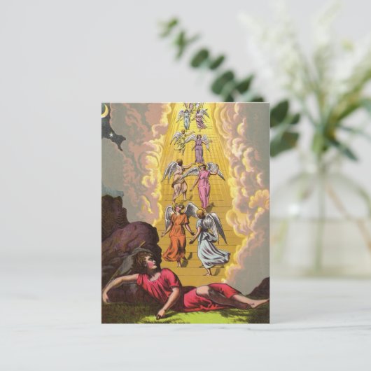 Jacob's droom briefkaart (Staand voorkant)