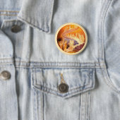 Jacob's droom door William Blake Ronde Button 5,7 Cm (In situ)