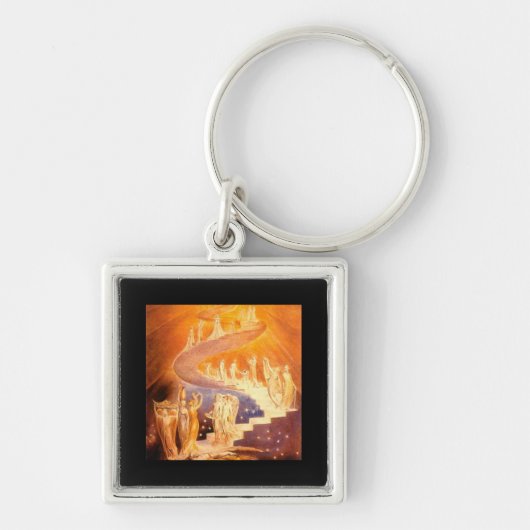 Jacob's droom door William Blake Sleutelhanger (Voorkant)