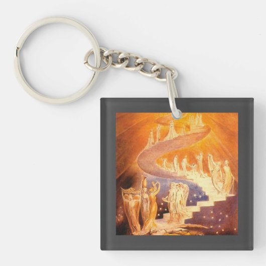 Jacob's droom door William Blake Sleutelhanger (Voorkant)