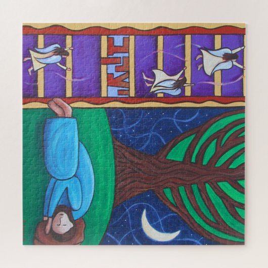 Jacob's droom legpuzzel (Horizontaal)