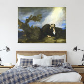 Jacob's droom van José de Ribera Canvas Afdruk (Insitu (Slaapkamer))